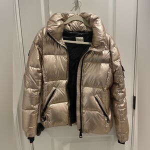 SAM. Rose Gold Puffer Jacket